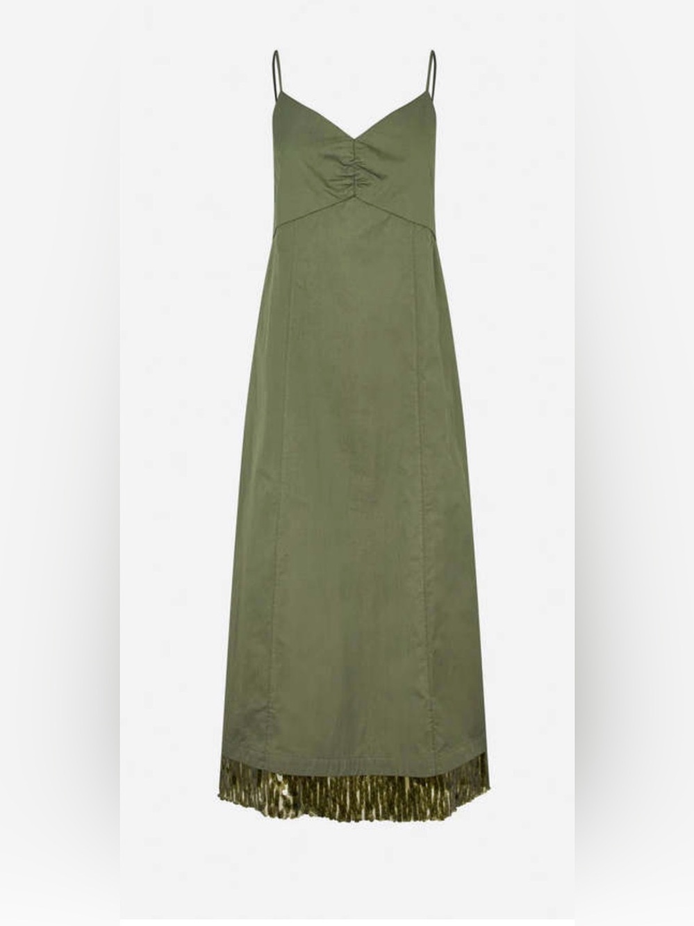 Baum und pferdgarten Olive Maxi Slip Skirt with sequin Hem size 12 NWT